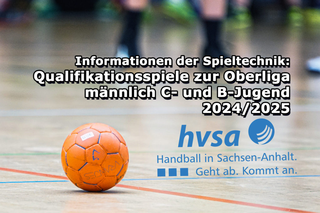 Qualifikationsspiele Zur Oberliga Männlich C- Und B-Jugend 2024/2025 ...